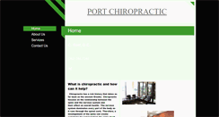 Desktop Screenshot of portchiropractic.com